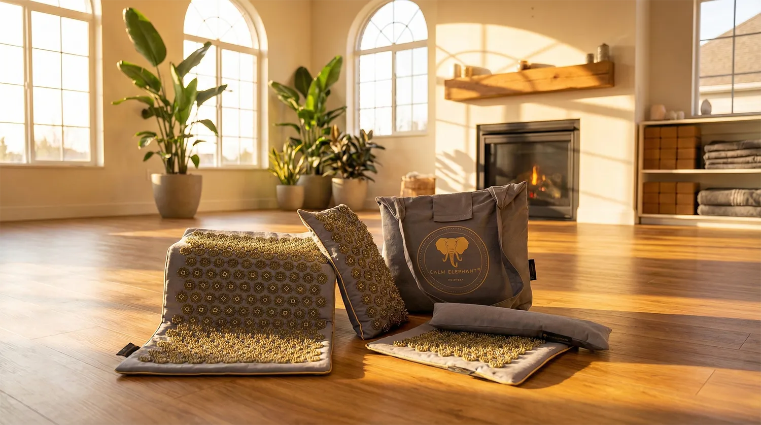 Die ergonomische Nadelmatte von Calm Elephant | Tiefe Entspannung erleben