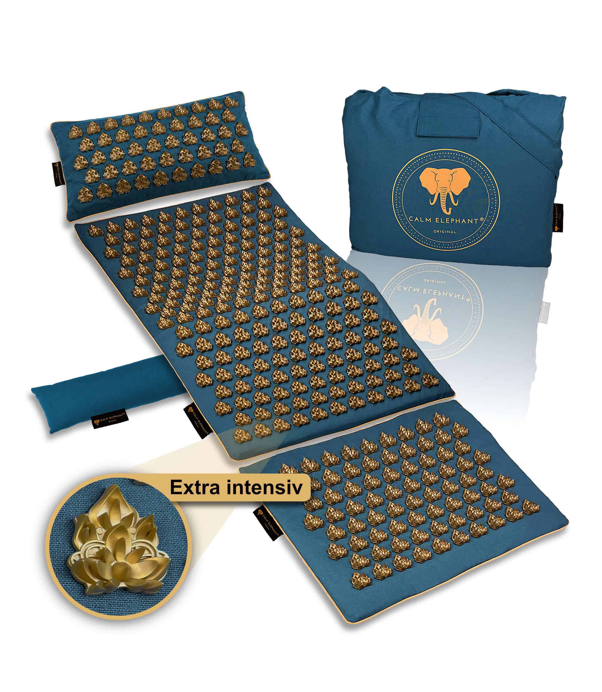 Calm Elephant - MANDALA PRO - Premium Akupressurmatte Intensiv - Produktbild